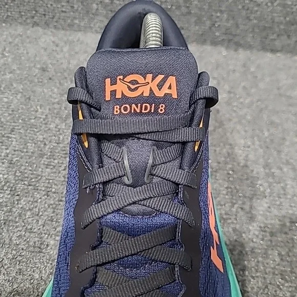 Hoka Bondi 8  Womens Sz 10.5 B‎ Outer Space Bellwether Blue Running 1127952 OSBB - Picture 11 of 16